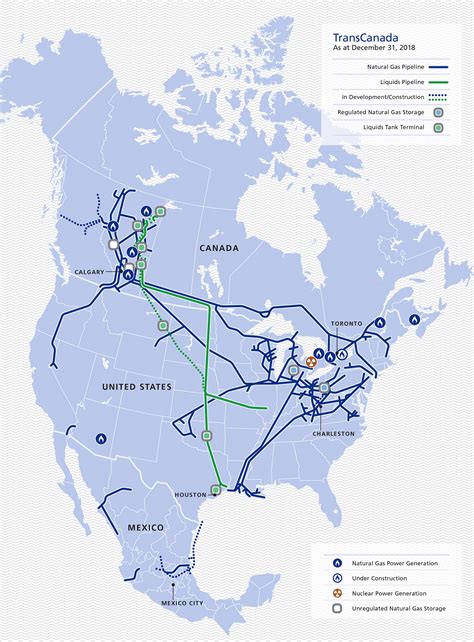 tc energy pipeline map